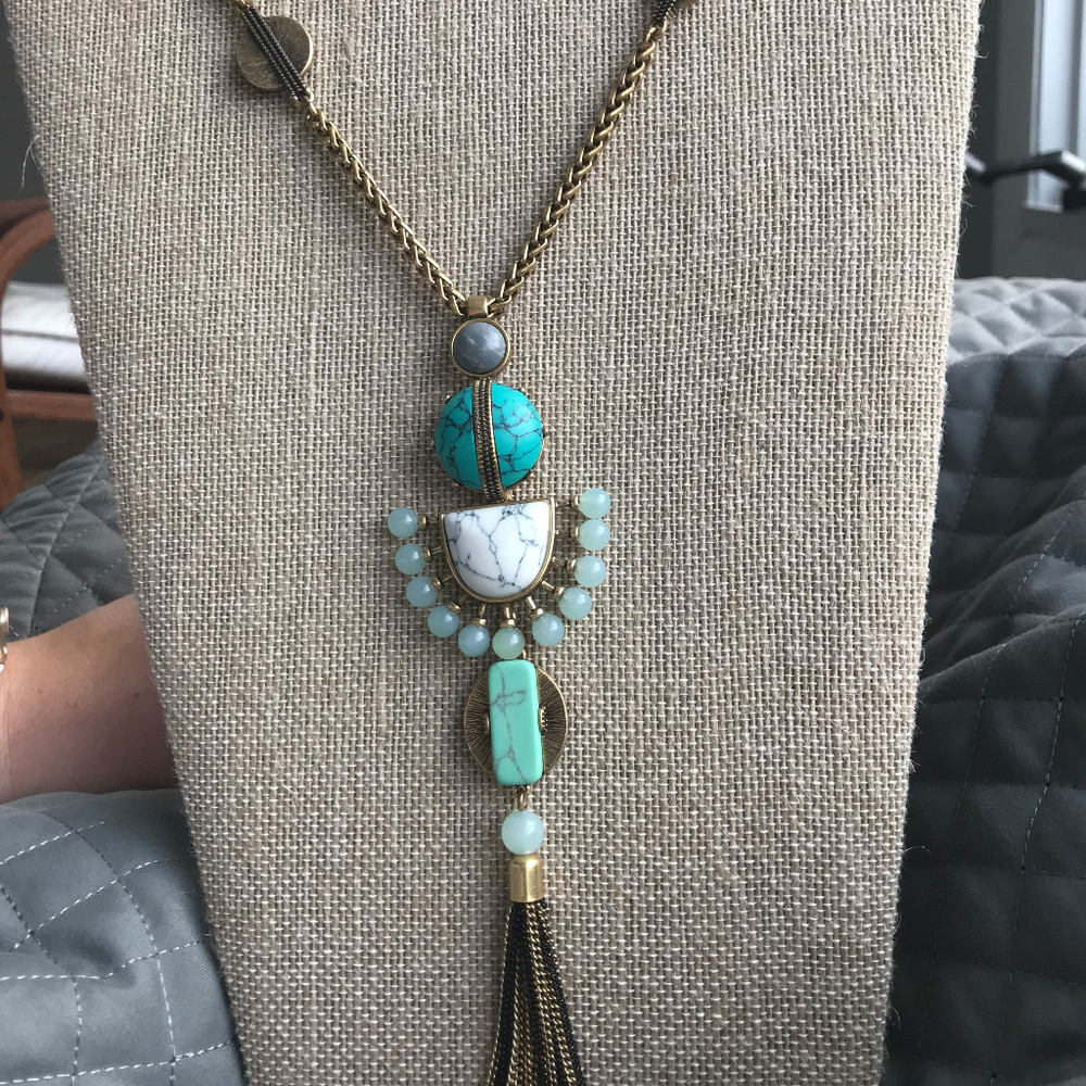 Stella & Dot Totem Tassel Necklace